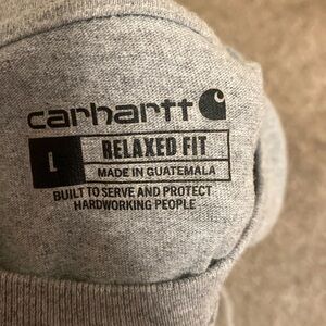 Carhartt grey long sleeve shirt.